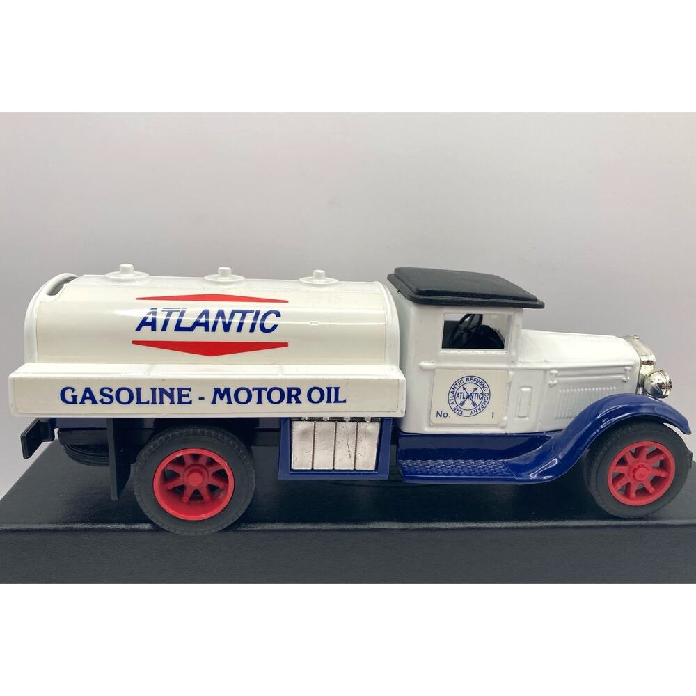 ERTL Diecast Atlantic Gasoline Truck Coin Bank GB-4092 Made in USA 1993